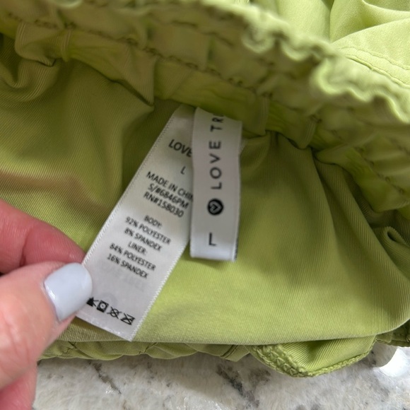 Love Tree Light Green Athletic Running Shorts - Picture 3 of 5